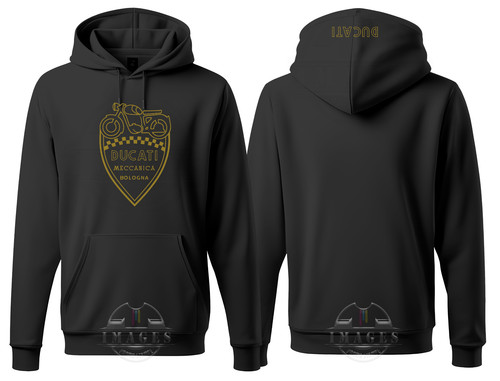 Felpa ducati con - con, cappuccio