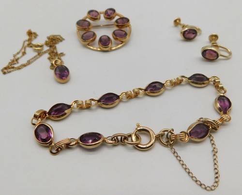 Vintage oro riempito pietra - riempito,