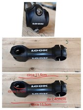 Attacco manubrio pipa  Look per bici corsa mtb, forse carbonio, come nuovo