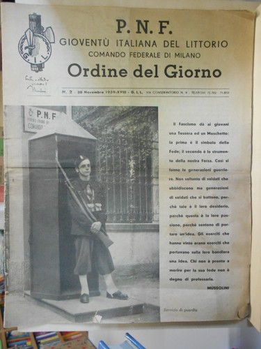Pnf gioventu italiana del - pnf,