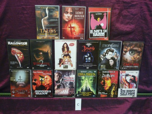 Horror dvd titoli vari - -,