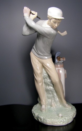 Lladro der golfer figur - -,