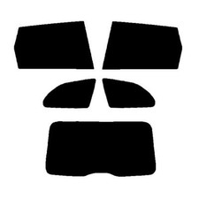 Tinta Finestrini Pretagliata per Volvo XC60 2008-17 5% Limousine Nera Pellicola Tinta Auto Posteriore