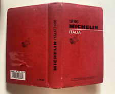 GUIDA MICHELIN 1986 ITALIA