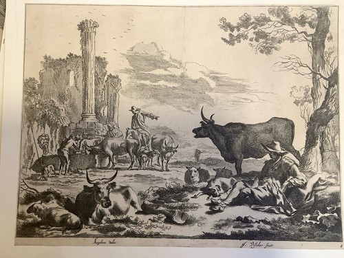 Visscher berghem contadini - visscher,