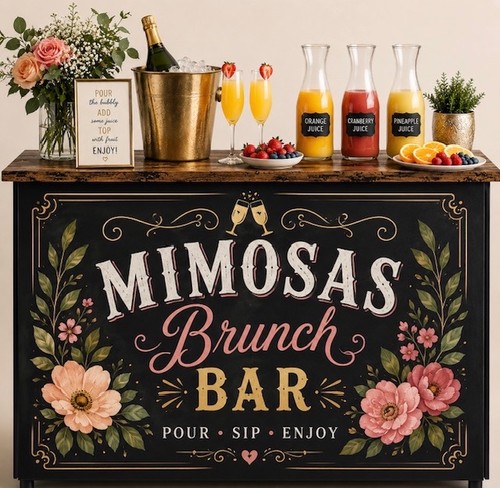 Mimosas bar brunch - mimosas,