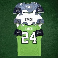 Maglia bianca Marshawn Lynch