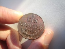 1816-A AUSTRIA 1 INCROCIATORE