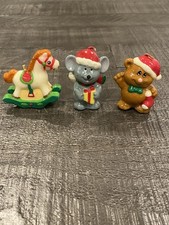 Set 3 candele natalizie