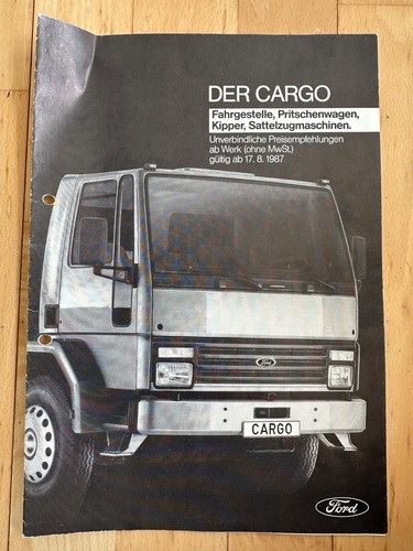 Brochure ford cargo - brochure,