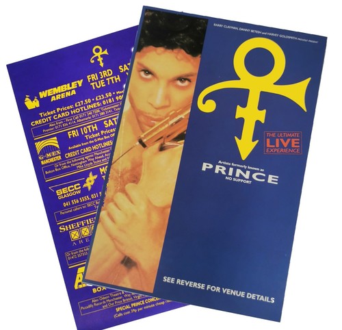 Prince flyer 1995 original - prince, uk