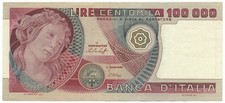 100000 LIRE BANCA D'ITALIA