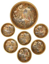 Antico set piatti ciotola riso