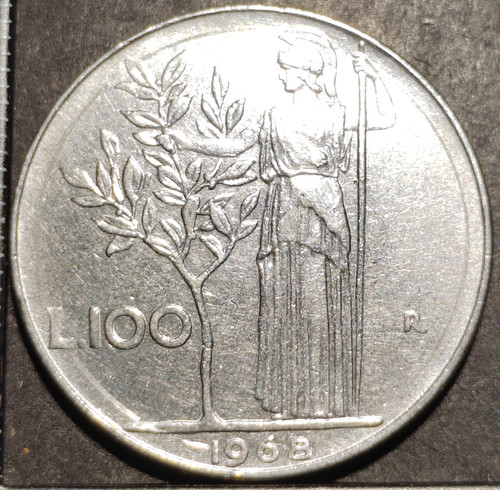 100 lire 1968 italie italy - lire,