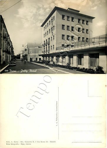 Cartolina trani automobile - di, trani,