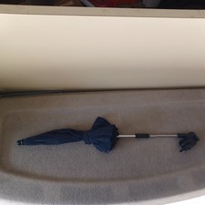 Ombrello Parasole per Passeggino, Ombrellino Passeggino Universale Con Morsetto 