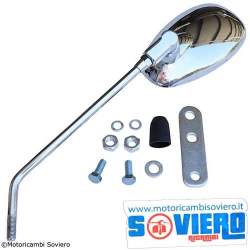 Specchietto goccia cromato far - specchietto,
