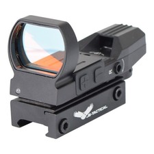 MIRINO SOFTAIR RED DOT MULTI-RETICOLO NERO JS-TACTICAL JS-HD101R POLIGONO MILSIM