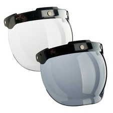 Bandit Helmets visiera pieghevole casco bubble jet livelli griglia chiaro sfumato protezione dalle intemperie