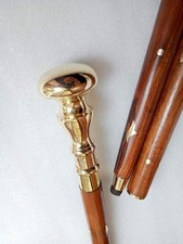 Antico pomello lungo in ottone