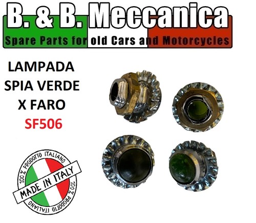 Spia faro verde - verde, guzzi