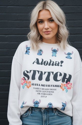 Disney stitch sweatshirt - stitch,