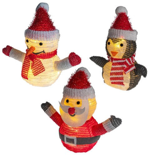 Babbo natale pupazzo pinguino - pupazzo,