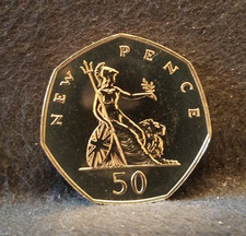 1971 Gran Bretagna 50 pence