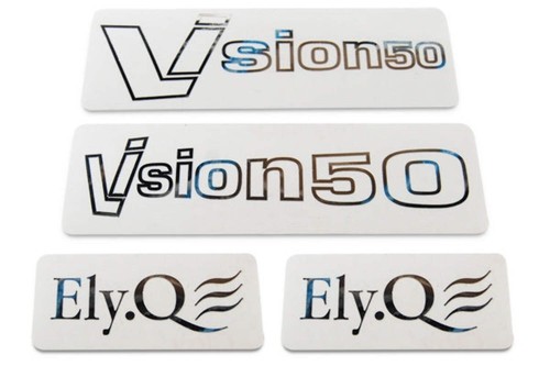 Adesivi argento vision 50 - 50,