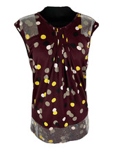 KENZO PARIS Maglietta Maglia Donna Seta Cotone Pois Woman T-Shirt Sz.M - 44