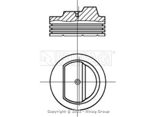 Pistone fiat 500 l - 500, d