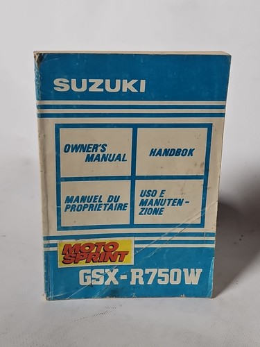 Suzuki r750w libretto uso - suzuki,