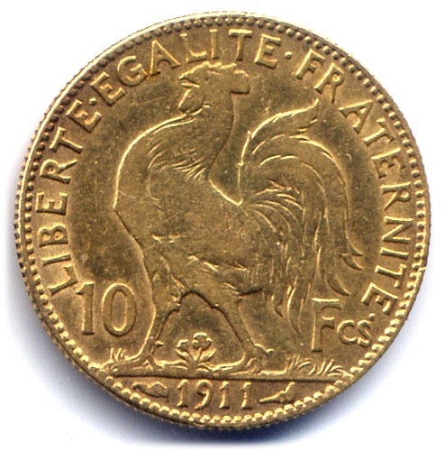 France francs 1911 a - -,