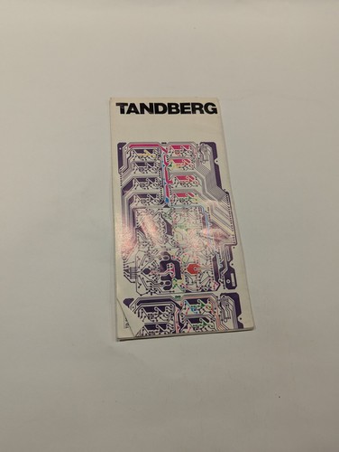 Brochure pieghevole tandberg - brochure,