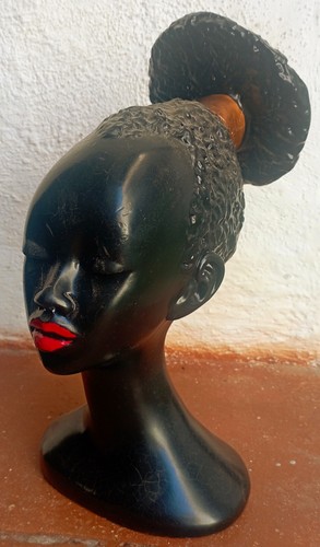 Statua gesso moretta - ",
