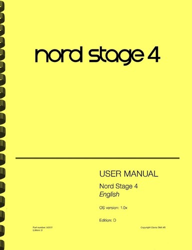 Nord stage tasti tastiera - stage, 88