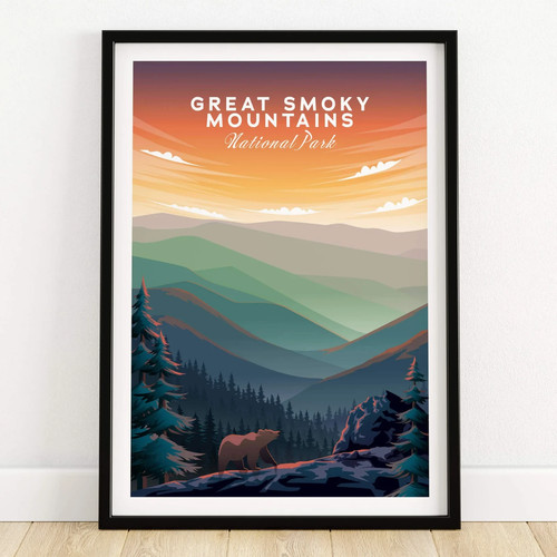 Stampa great smoky mountains - stampa,