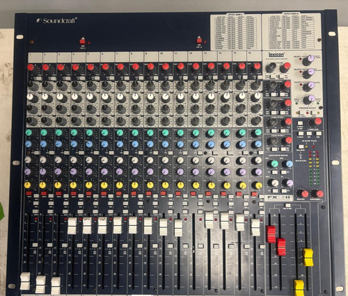 Mixer soundcraft fx16ii - mixer,