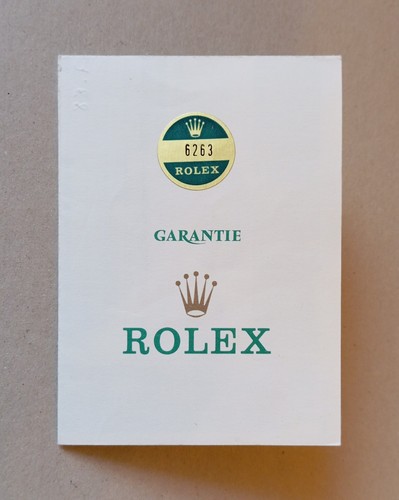 Rolex guarantee warranty paper - guarantee,