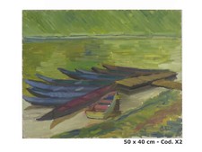 Quadro olio firmato bert - ad,