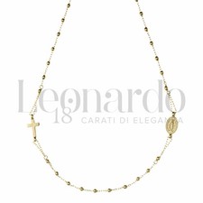 collana rosario girocollo oro
