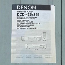 Denon DCD-435 / 345 Manuale
