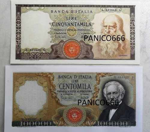 100 000 lire - 100.000, 50.000