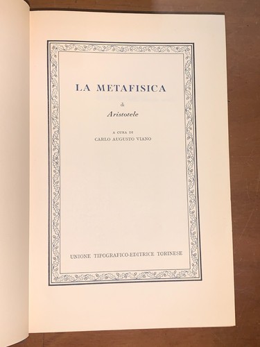 Metafisica aristotele - metafisica,,