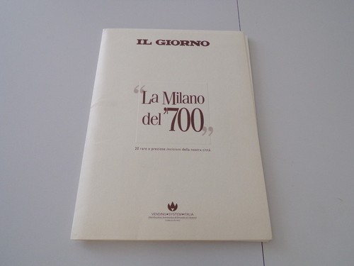 Incisioni milano del - 20, la