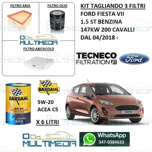 Kit tagliando filtri olio - e,