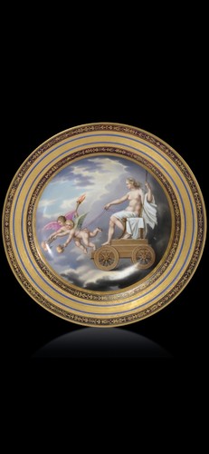 Magnifico piatto porcellana - piatto,