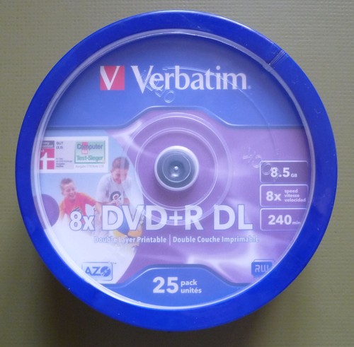 Pezzi verbatim dvd - 25, dvd+r