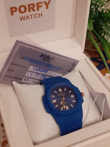 Porfy watch colore blu - watch,, blu,