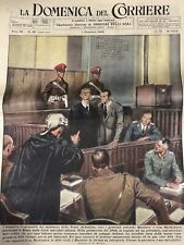 LA DOMENICA DEL CORRIERE 1 dicembre 1946 N 36 PROCESSO FOSSE ARDEATINE Maeltzer 
